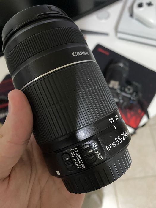 Canon 1300d kit + 55-250mm IS ii