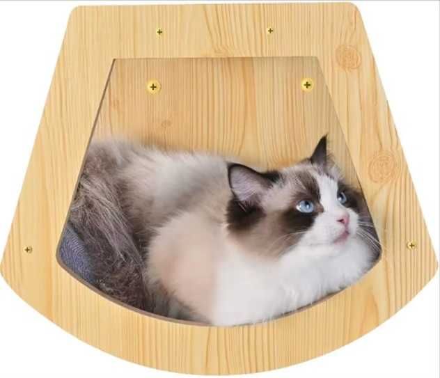 Драскало за котка за монтаж на стената