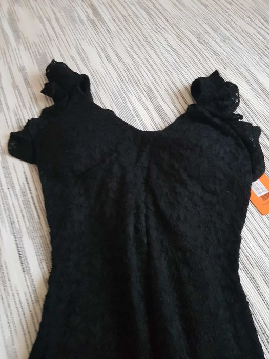 Rochie neagra dantela noua superba