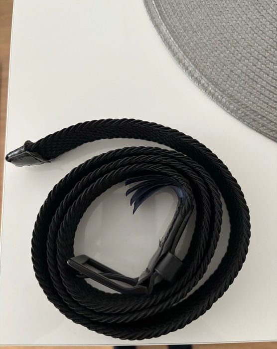 Curea din textil impletit Tommy Hilfiger 105 cm