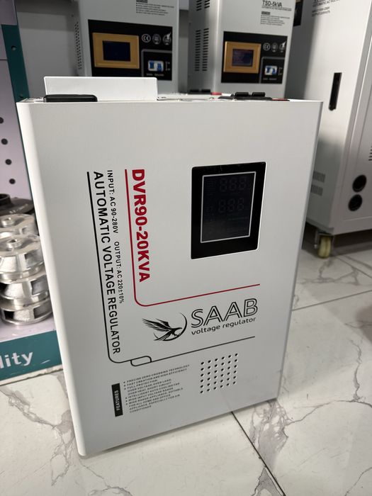 Стабилизатор напряжения SAAB релейный латерный 20 кВт оптом арзон 220w