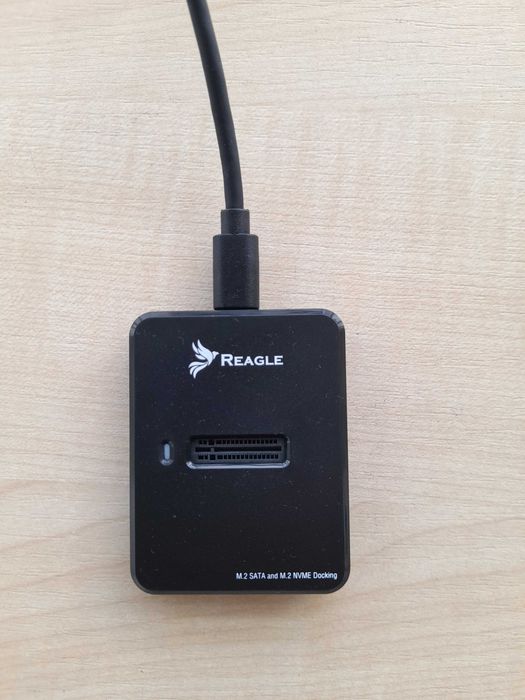 Adaptor Citire/Scriere 2-in-1 M.2 NVMe + SATA NGFF SSD cu M si B+M Key, SuperSpeed USB-C 3.2 Gen 2 10Gbps – 140 Lei