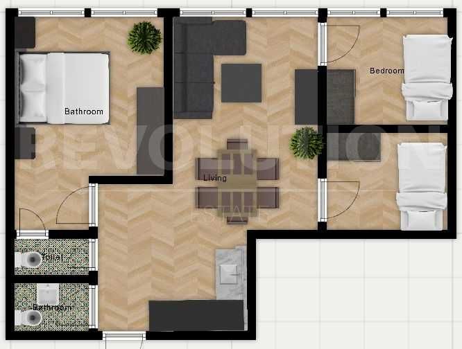 ЕКСКЛУЗИВНО ПРЕДЛОЖЕНИЕ! Тристаен апартамент на ТОП локация в Центъра