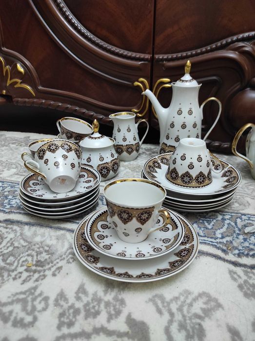 Винтажный 1970 г чайний сервиз
