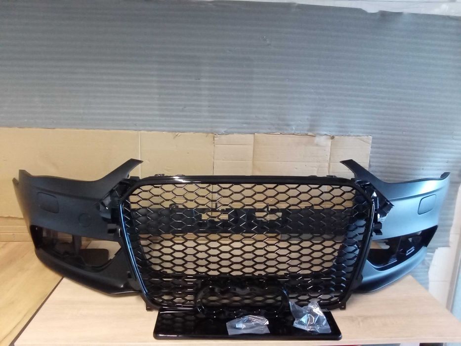 Pachet bara fata + grila radiator Tip fagure Audi A4 B8.5 12-16