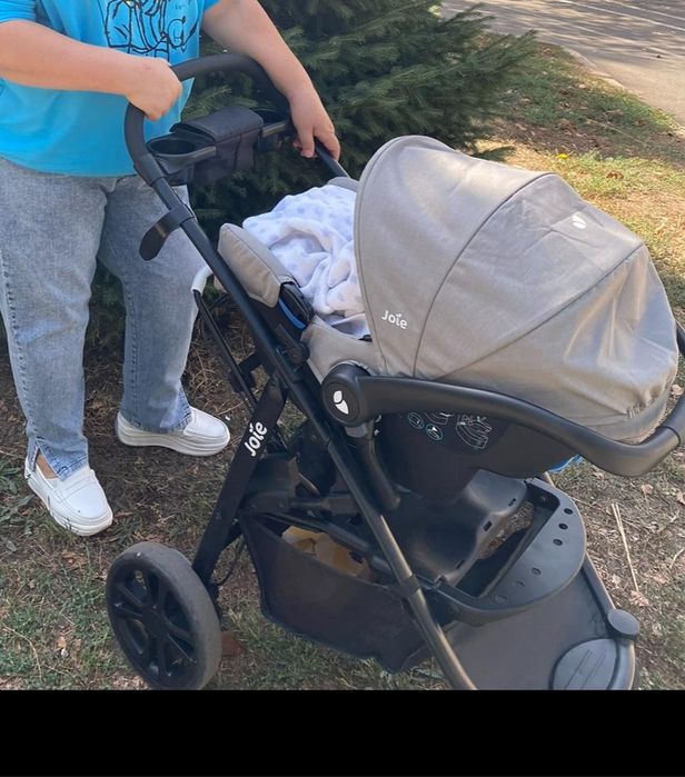 Коляска joie, люлька, автокресло