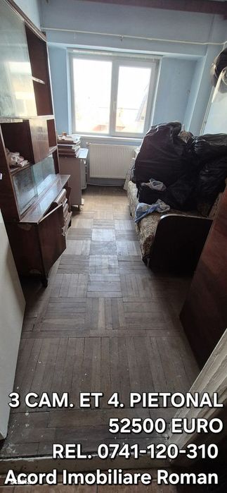 3 camere , pietonal Ștefan cel Mare