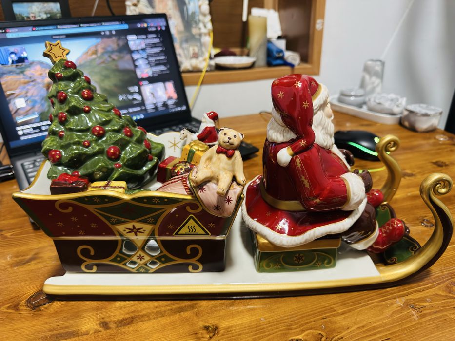 Villeroy & Boch: немецкий фарфор рождественские сани с музыкой