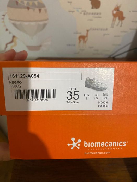 Школьная обувь на мальчика biomecanics 35