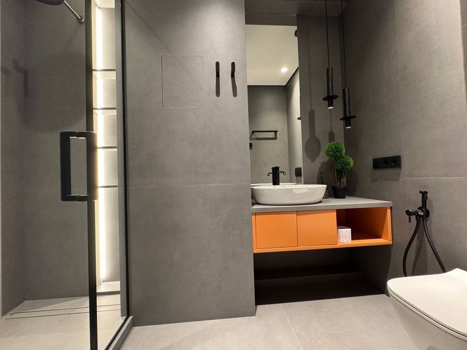 3х комнатная квартира 114м²+26м² терраса система умный дом с мебелью