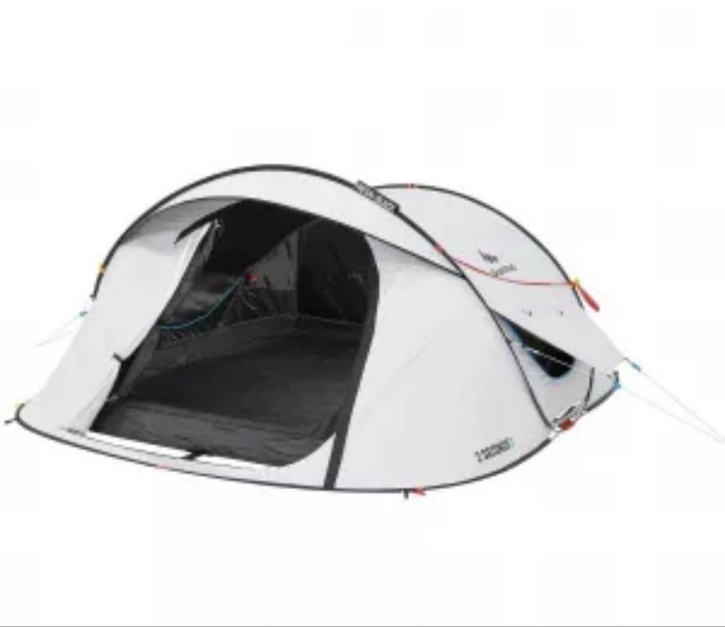 Vand Cort Quechua 3 pers 2 Seconds Fresh & Black