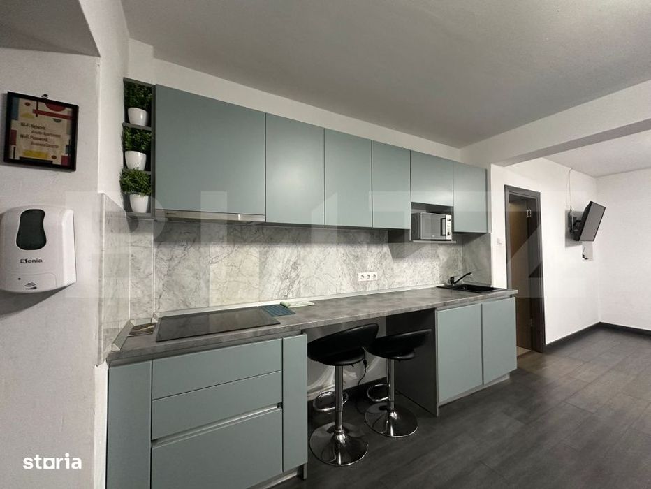 Studio premium open-space, 35 mp, terasa si parcare – zona 22 Decemb