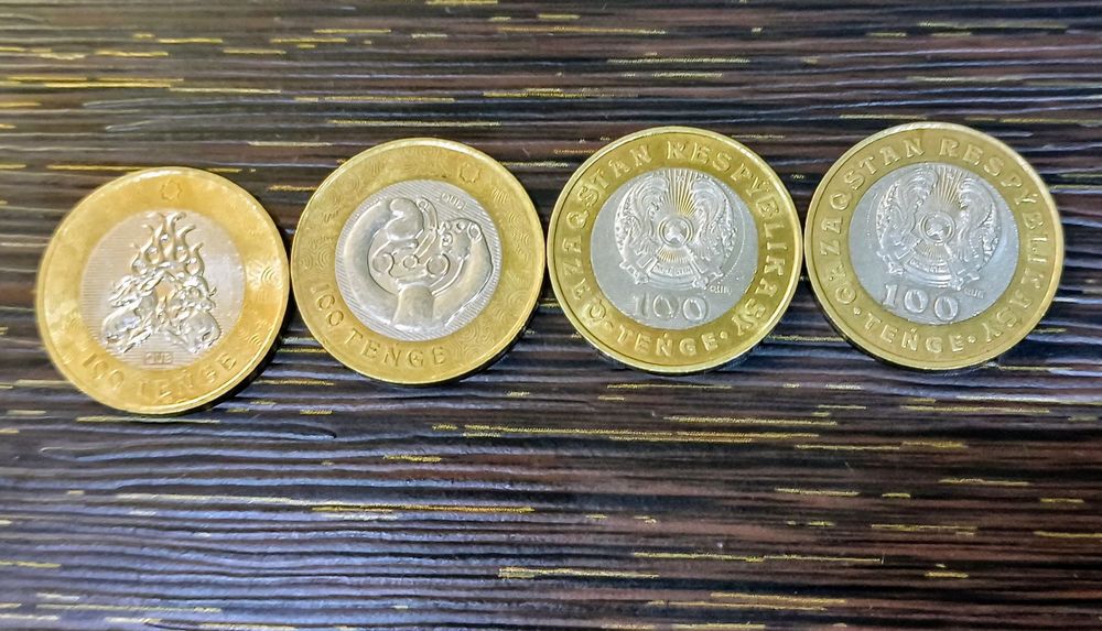Монеты 100тг коллекционные