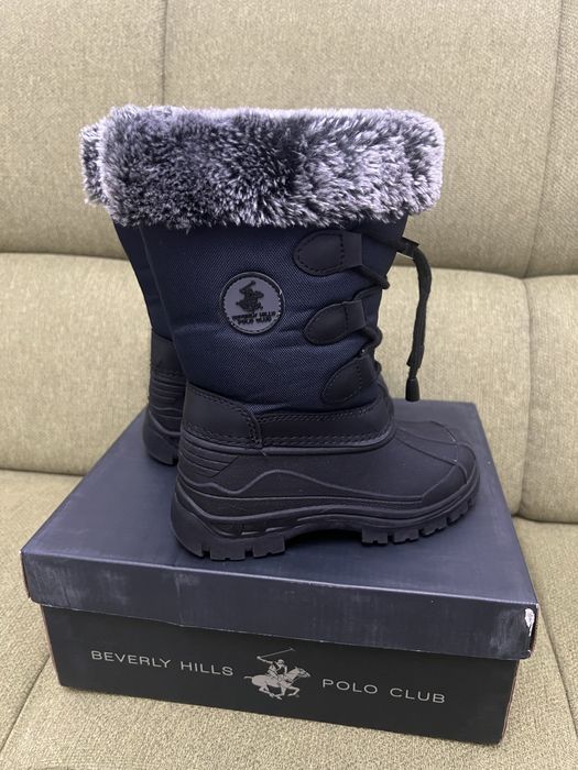 Cizme de Zapada Imblanite Polo Club Copii-Nr 27