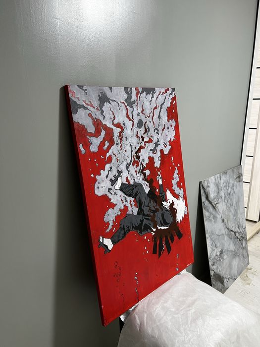 «Наруто» Джирайя картина маслом, авторская работа