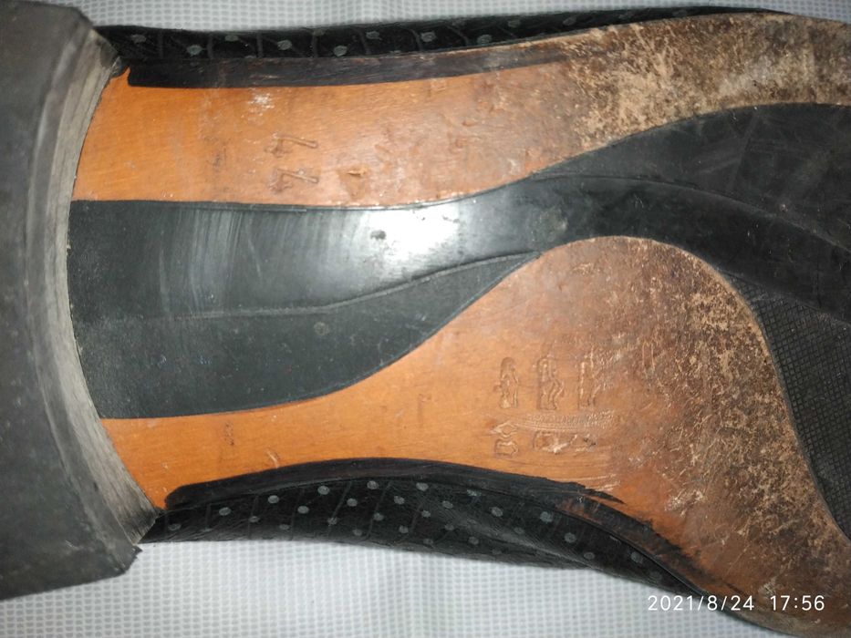 Туфли мягкая кожа, ручной работы - Италия. Большемерки 45-46.