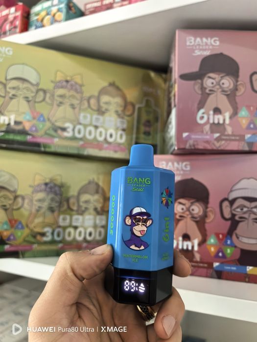 Vape 300.000 Puffs 6 Arome Reincarcabil Display Abur Mult