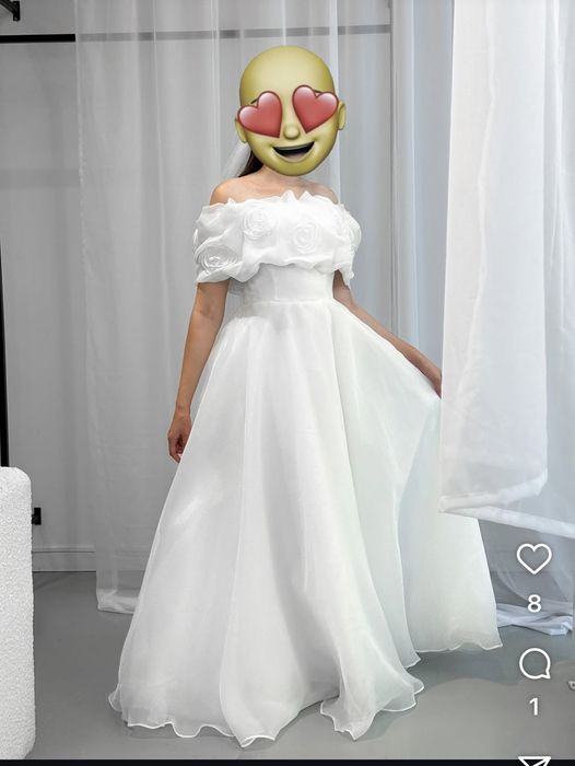 Милое красивое свадебное платье!