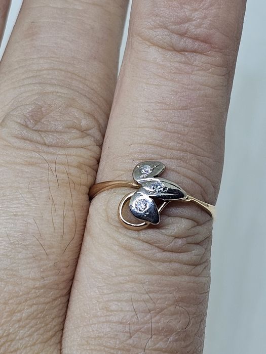 Бриллиант кольцо 583СССР