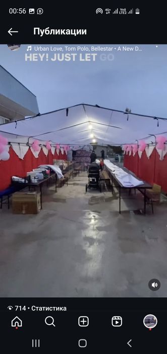 Прокат палатка посуда