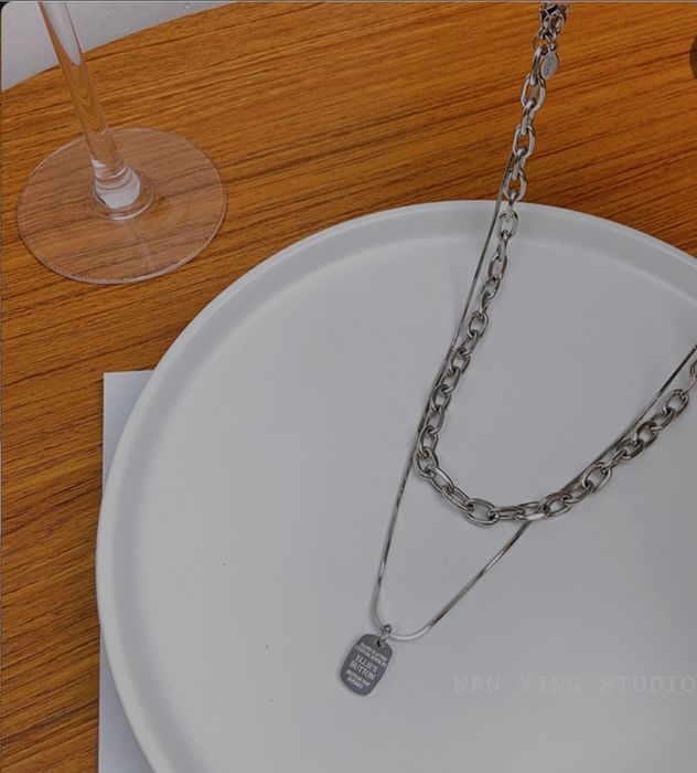 Цепочка двойная в стиле унисекс. НовогодняяСКИДКА!!!