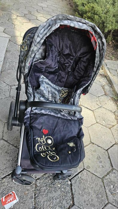 Cybex priam  rebellious детска количка + кош за новородено