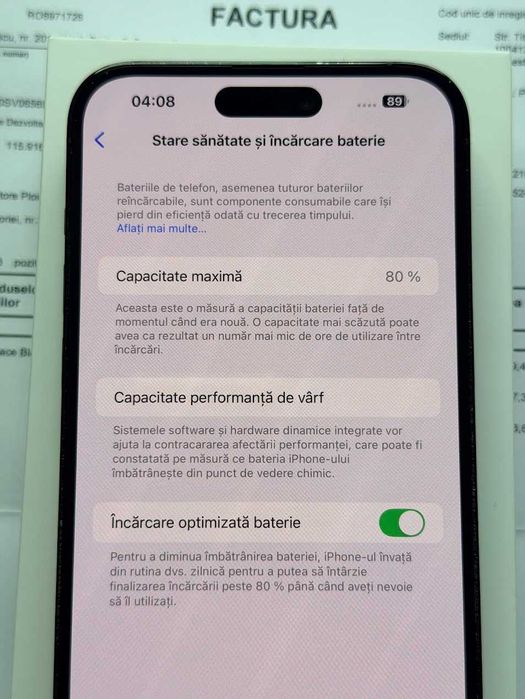 IPhone 14 pro max 512GB - FACTURA