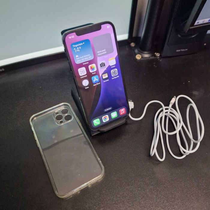 IPhone 12 Pro 256Gb Blue 85% cablu, husa
