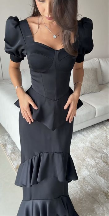 Платье Bergamo в черном цвете