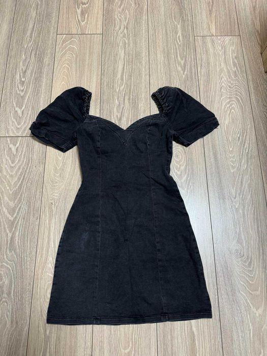 Urban Outfitter Черна Дънкена Рокля