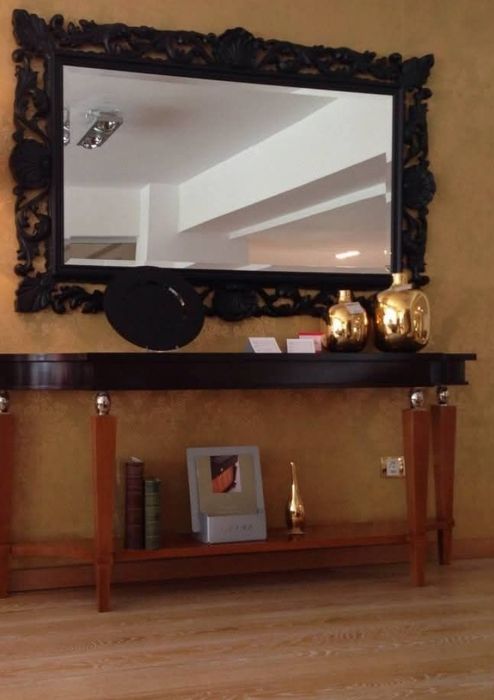 Vand oglinda Selva cu rama lemn masiv