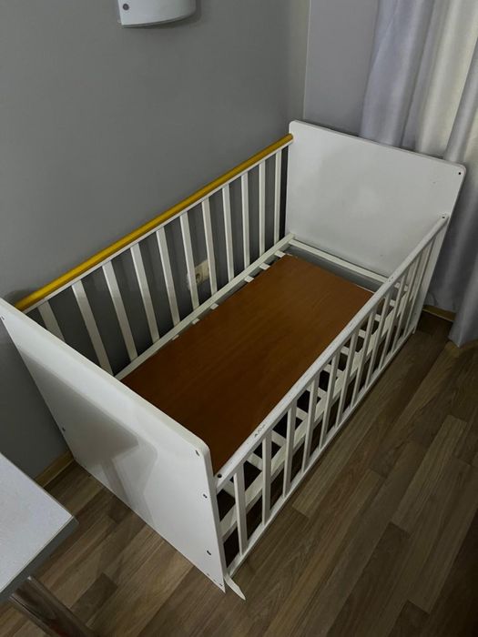 Детский манеж белый мдф