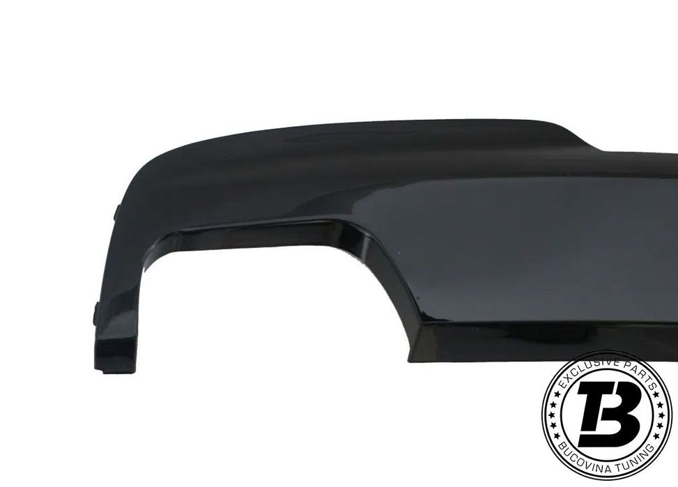 Difuzor Bara Spate cu Ornamente compatibil cu BMW Seria 5 F10 F11 M5 Design