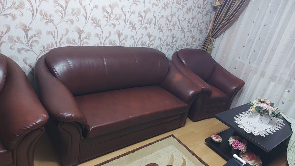Canapea extensibila+2 fotolii