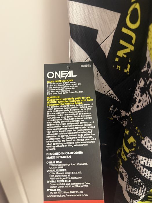 Нова мотокрос блуза Oneal