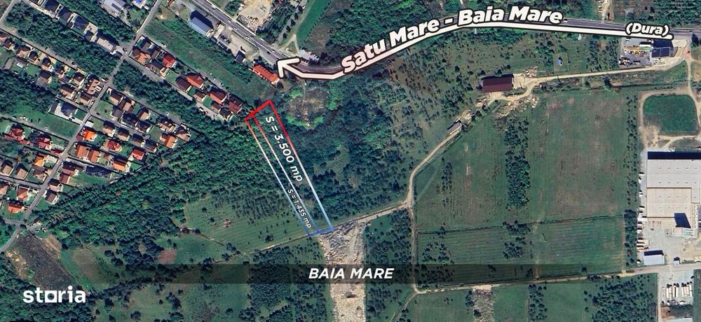 Teren 4,935mp Baia Mare / zona Dura