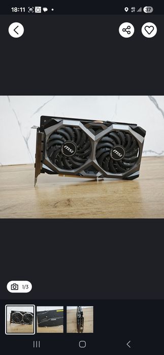 Видеокарта rx 5500xt 8gb