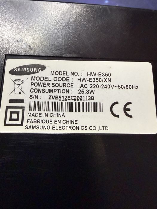 Samsung soundbar 2.1 subwoofer integrat