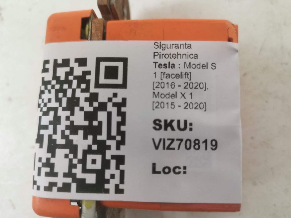 Siguranta Pirotehnica Tesla  Model S 1 [facelift] 2016 2017 2018 2019