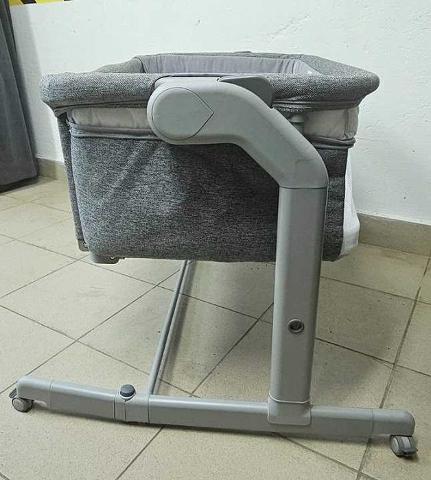 Бебешка кошара с падаща страна Chicco Next 2 Me, Magic Evo тъмносива