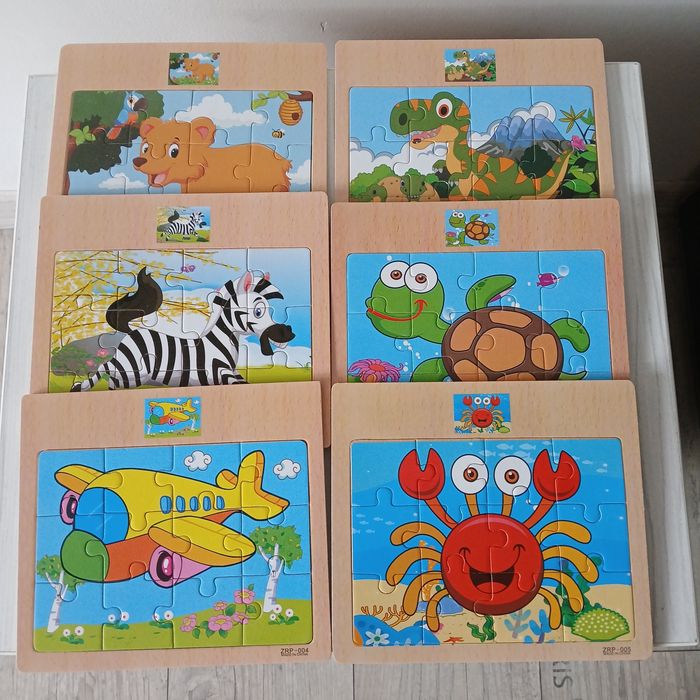 Лот дървени играчки