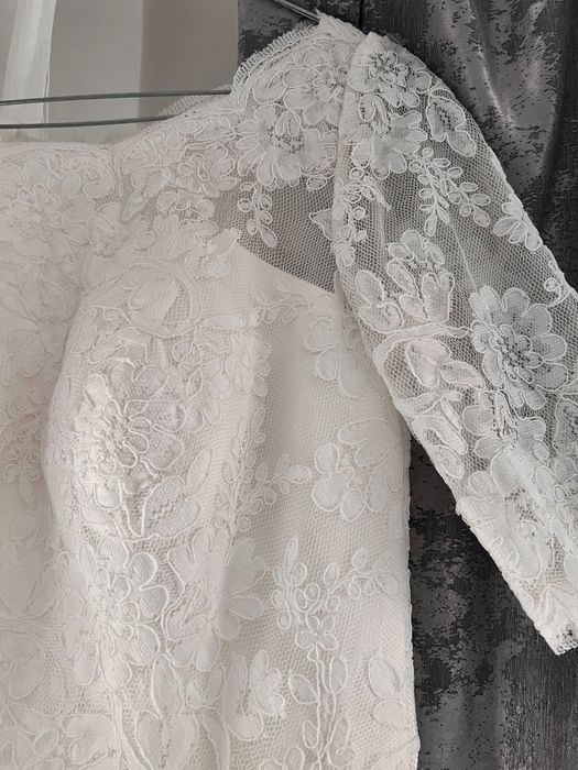 Rochie de mireasă cu trenă, marime 36. Mai multe detalii