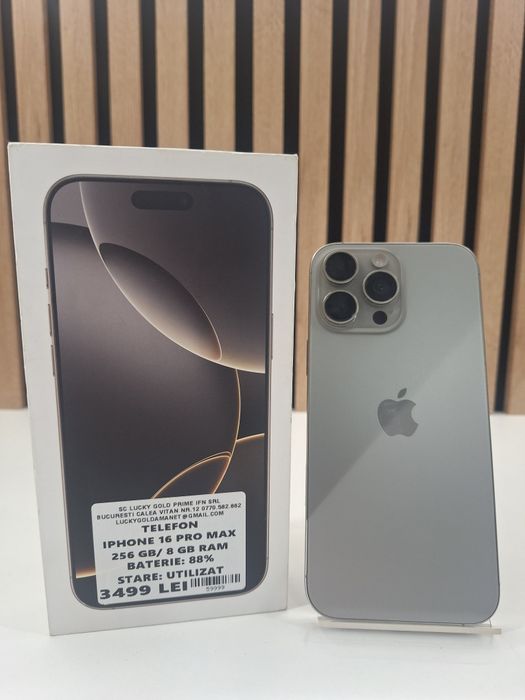 Iphone 16 Pro Max / 256 GB / 88% BAT / #59999