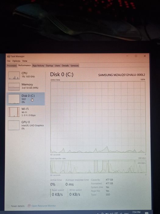 Laptop Lenovo 512 GB SSD