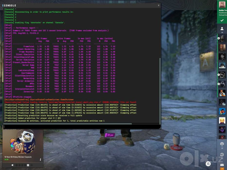 Игровой сетап i5-14600KF / RTX 3060 Ti / 2 монитора 240 и 165 Гц