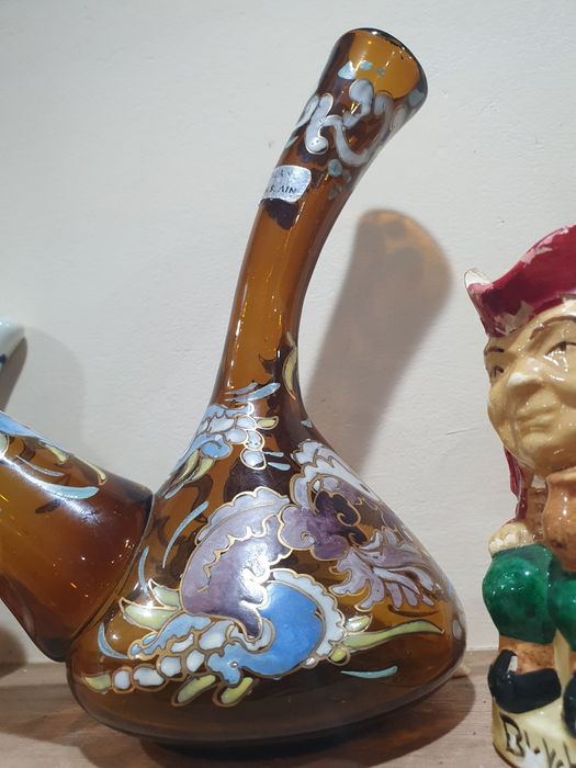 Винтидж Декандер за вино, ръчна изработка, Каталунски ,Испания