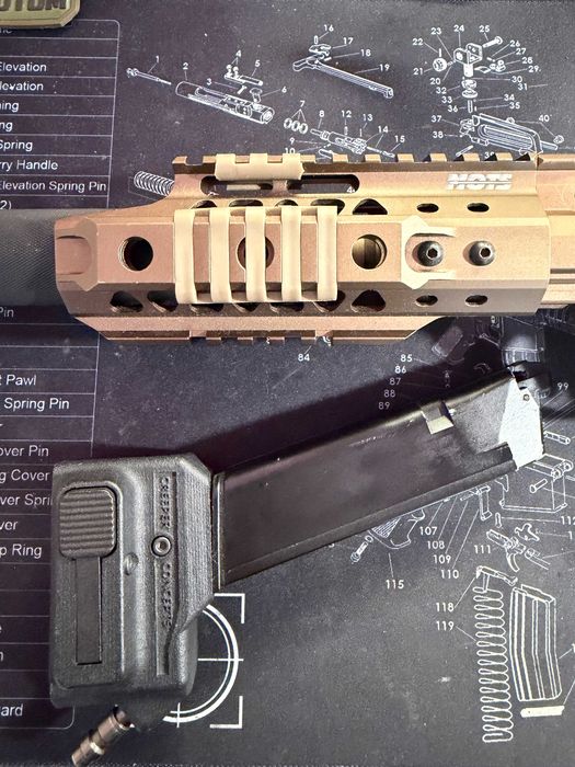 Еърсофт SMG GBB HPA Реплика AAP01 максимален ъпгрейд