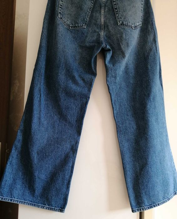 Blugi H&M denim damă HM large size talie cu croiala înaltă