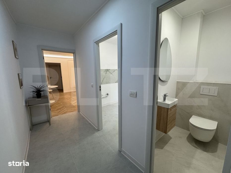Apartament 2 camere, 2 bai 52.17 mp, zona Brazda lui Novac