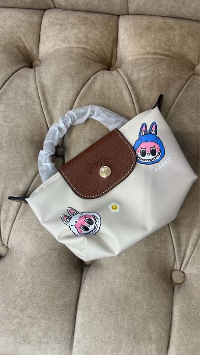 Сумки longchamp labubu новые